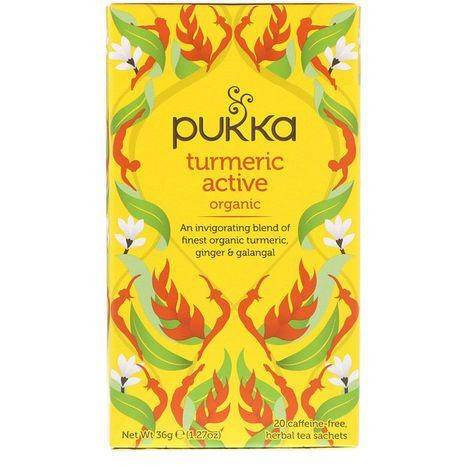 Pukka Herbs Organic Active Turmeric Tea - 20 Sachets