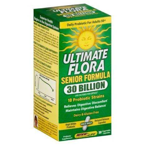 Renew Life Ultimate Flora, Senior Formula, 30 Billion, Vegetable Capsules - 30 Each