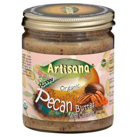 Artisana Organics Pecan Butter, Raw, Organic, with Cashews - 8 Ounces