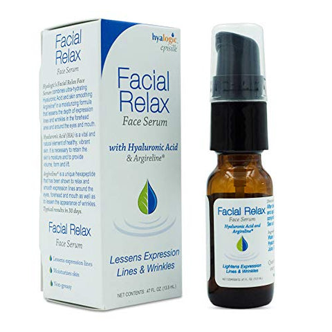 Hyalogic Episilk Facial Relax Face Serum With Hyaluronic Acid & Argireline-1 Oz