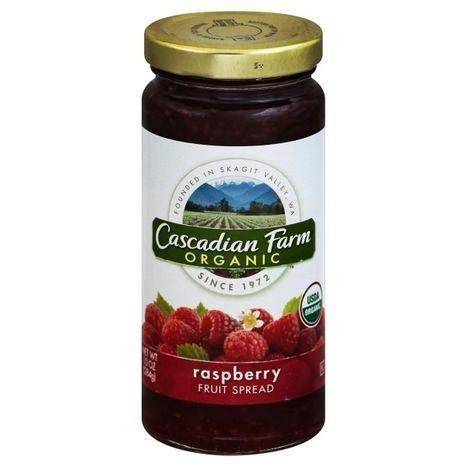 Cascadian Farm Organic Fruit Spread, Raspberry - 10 Ounces