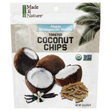 Made In Nature Organic Coconut Chips, Toasted, Maple Madagascar Vanilla - 3 Ounces