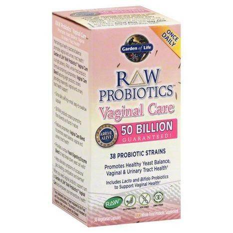 Garden of Life Raw Probiotics Vaginal Care, Vegetarian Capsules - 30 Each