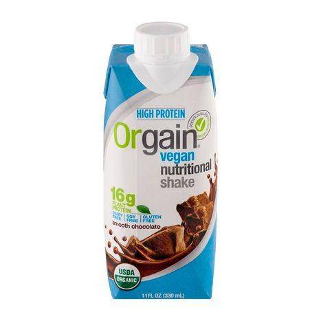 Orgain Organic Nutrition Protein Shake, Vegan, Smooth Chocolate Flavor - 11 Ounces