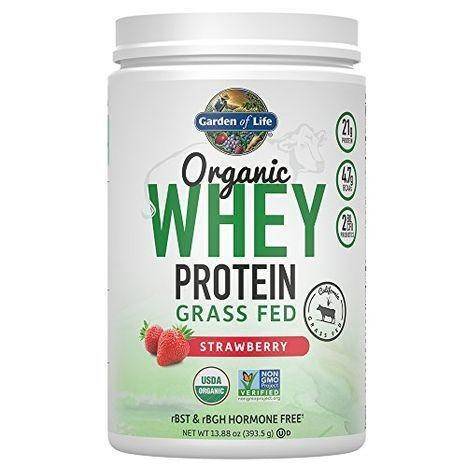 Garden of Life Whey Protein, Organic, Strawberry - 1.16 Ounces