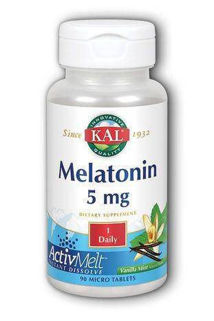Kal Melatonin ActivMelt, Vanilla Mint - 90 Micro Tablets