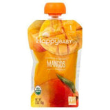 Happy Baby Organics Baby Food, Organic, Mangos, 1 (4+ Months) - 3.5 Ounces