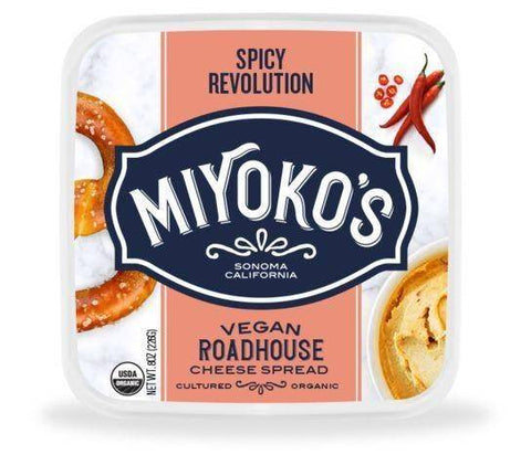 Miyokos Creamery Cheese Spread, Roadhouse, Biergarten Garlic Chive - 8 Ounces