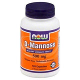 Now D-Mannose, 500 mg, Capsules - 120 Each