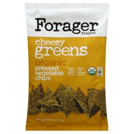 Forager Vegetable Chips, Organic, Cheezy Greens - 5 Ounces