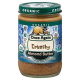 Once Again Almond Butter, Organic, Crunchy - 16 Ounces