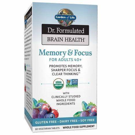 Garden Of Life Dr. Formulated Brain Health For Adults Memory & Focus Tablet