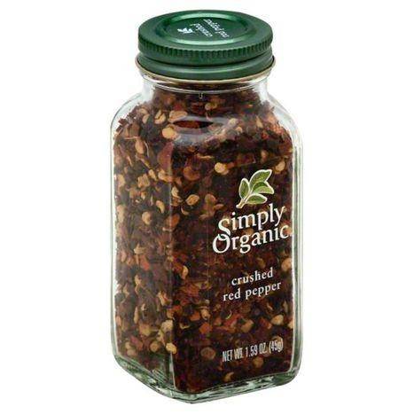 Simply Organic Red Pepper, Crushed - 1.59 Ounces