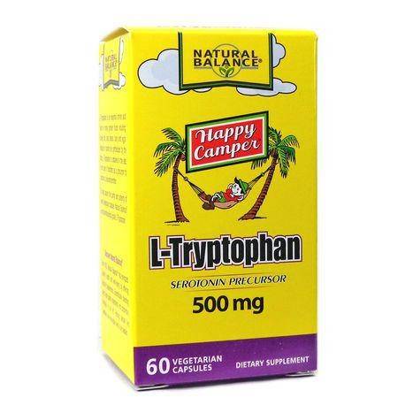 Natural Balance L-Tryptophan - 60 Capsules - 500 Milligram