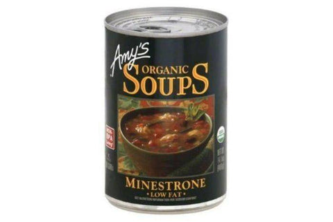 Amys Soup, Low Fat, Organic, Minestrone - 14.1 Ounces