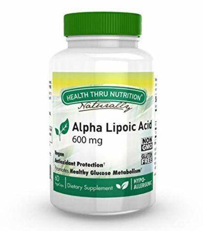 Health Thru Nutrition Alpha Lipoic Acid - 60 Vegecaps (600 Milligrams)