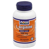 Now L-Arginine, 500 mg, Capsules - 100 Each