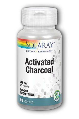 Solaray Activated Charcoal, VegCaps - 90 Each