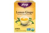 Yogi Tea, Lemon Ginger, Bags - 16 Each