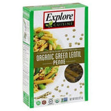 Explore Cuisine Penne, Organic, Green Lentil - 8 Ounces