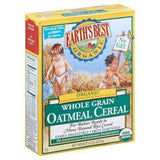 Earths Best Organic Cereal, Whole Grain Oatmeal - 8 Ounces