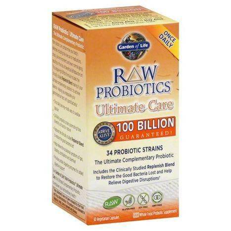 Garden of Life Raw Probiotics Ultimate Care, Vegetarian Capsules - 30 Each