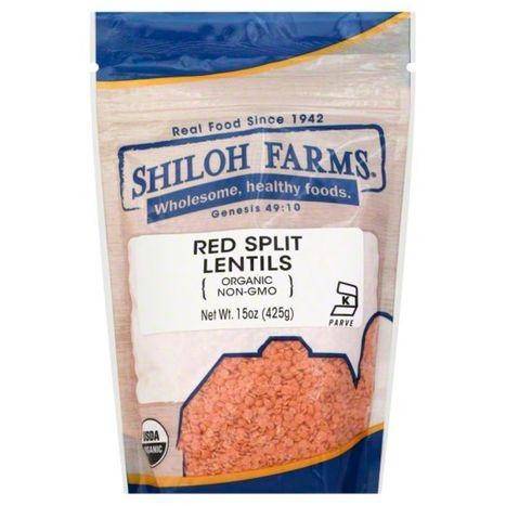 Shiloh Farms Lentils, Red Split - 15 Ounces