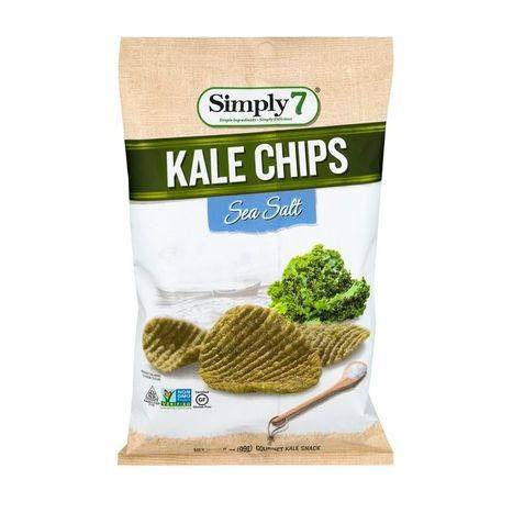 Simply 7 Kale Chips, Sea Salt - 3.5 Ounces