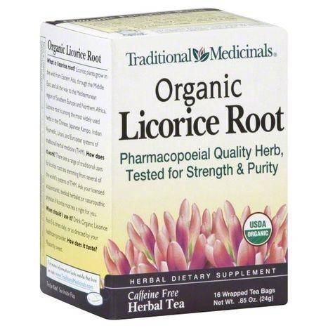 Traditional Medicinals Herbal Tea, Organic Licorice Root - 16 Count