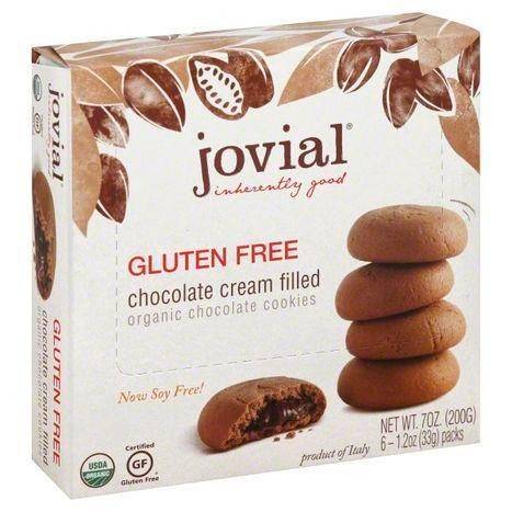 Jovial Cookies, Chocolate, Chocolate Cream Filled, Organic - 6 Each
