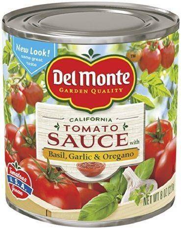 Del Monte Foods Garlic & Oregano Tomato Sauce - 8 Ounces