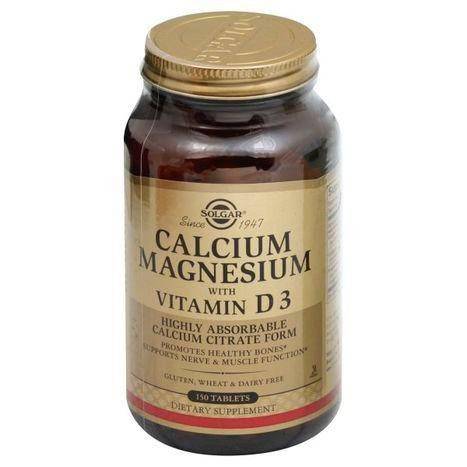 Solgar Calcium, Magnesium with Vitamin D3, Tablets - 150 Each