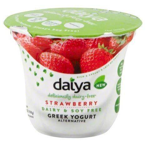 Daiya Yogurt Alternative, Greek, Strawberry - 5.3 Ounces