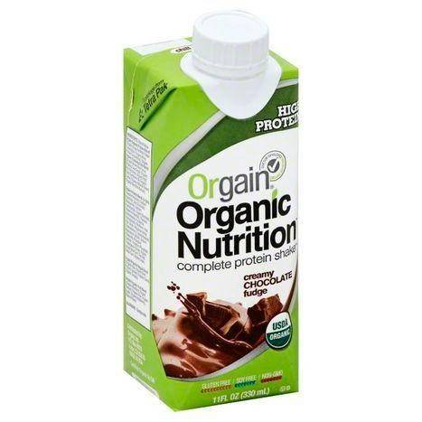 Orgain Organic Nutrition Nutritional Shake, Creamy Chocolate Fudge - 11 Ounces