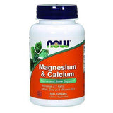 Now Calcium & Magnesium, Tablets - 100 Count