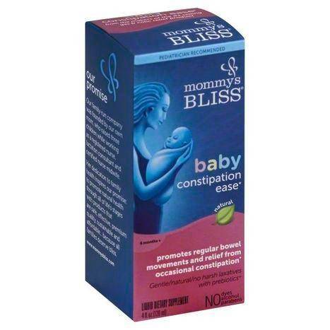 Mommys Bliss Constipation Ease, + Prebiotics - 4 Ounces