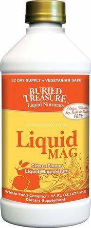 Buried Treasure Liquid Magnesium, Citrus - 16 Fluid Ounces