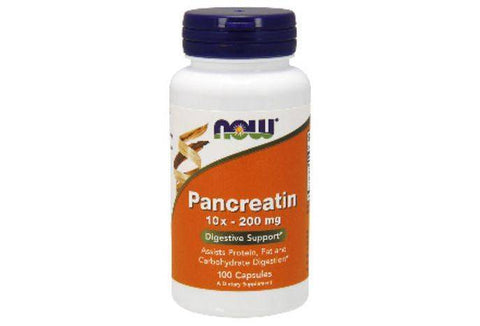 Now Pancreatin Digestive Support, 2000 Mg - 100 Capsules