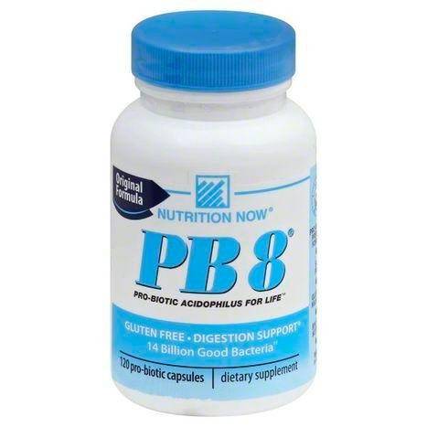 Nutrition Now PB8, Original Formula, Pro-Biotic Capsules - 120 Each