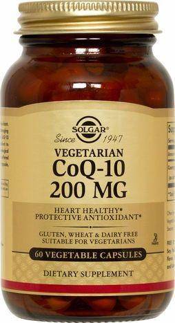 Solgar Vegetarian CoQ-10 200 mg - 60 Vegetable Capsules