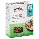 Jovial Fusilli, Brown Rice, Gluten Free, 100% Organic Whole Grain - 12 Ounces