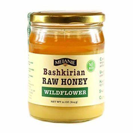 Melanie Bashkirian Raw Honey, Wildflower - 22 Ounces