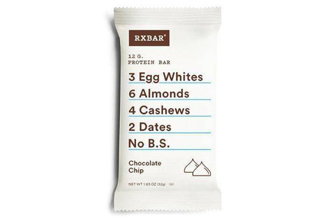 RxBar Protein Bar, Chocolate Chip - 1.83 Ounces