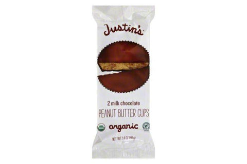 Justins Peanut Butter Cups, Organic, Dark Chocolate - 2 Each