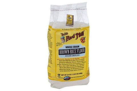Bobs Red Mill Brown Rice Flour, Whole Grain, Stone Ground - 24 Ounces