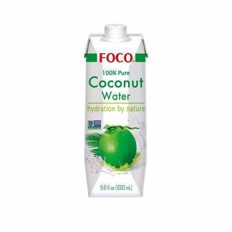 Foco Organic Coconut Water - 33.8 Fluid Ounces