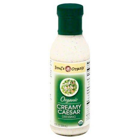 Brads Organic Dressing, Organic, Creamy Caesar - 12 Ounces