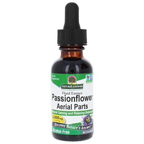 Nature's Answer Passion Flower Passiflora Incarnata 2000 Mg-1 Oz