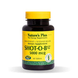 Natures Plus Shot-O-B12 5000 Mcg-60 Tablets