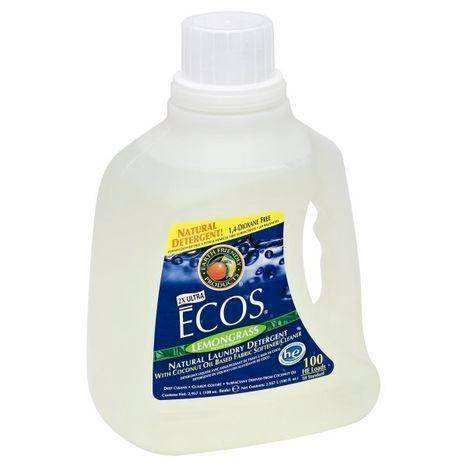 Ecos Laundry Detergent, Hypoallergenic, 2X Ultra, with Built-in Fabric Softener, Free & Clear - 100 Ounces